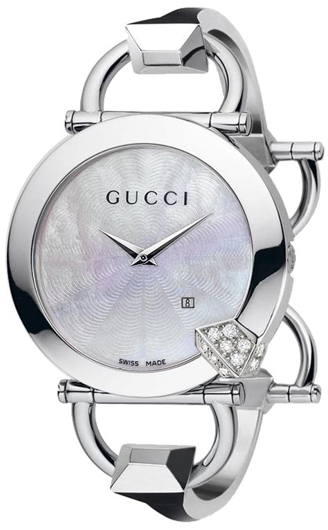 gucci 122 chiodo ya122505|GUCCI CHIODO 122 YA122505 DIAMONDS .